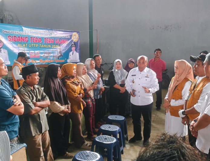 Jamin Keakuratan Timbangan, Disperindag Lampung Timur Gelar Sidang Tera Ulang di Pasar Sukadana