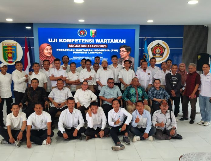 31 Wartawan Dinyatakan Kompeten, UKW PWI Lampung Tegaskan Pentingnya Integritas dan Kualitas Jurnalisme