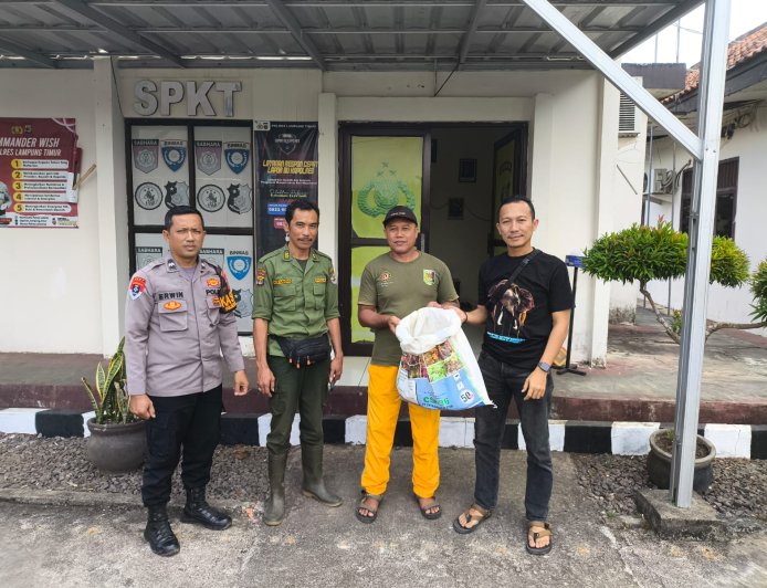 Warga Bumi Agung Temukan Satwa Dilindungi di Pekarangan, BKSDA Lampung Apresiasi Respon Cepat