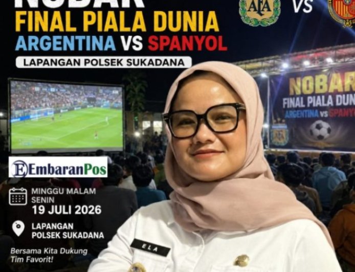Bupati Lampung Timur Pastikan Hadir Nobar Final Piala Dunia di Sukadana