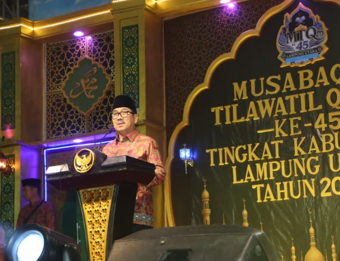 Kebangkitan Syiar Islam di Bumi Ragem Tunas Lampung: MTQ Ke-45 Kembali Bergema Setelah Sembilan Tahun Vakum