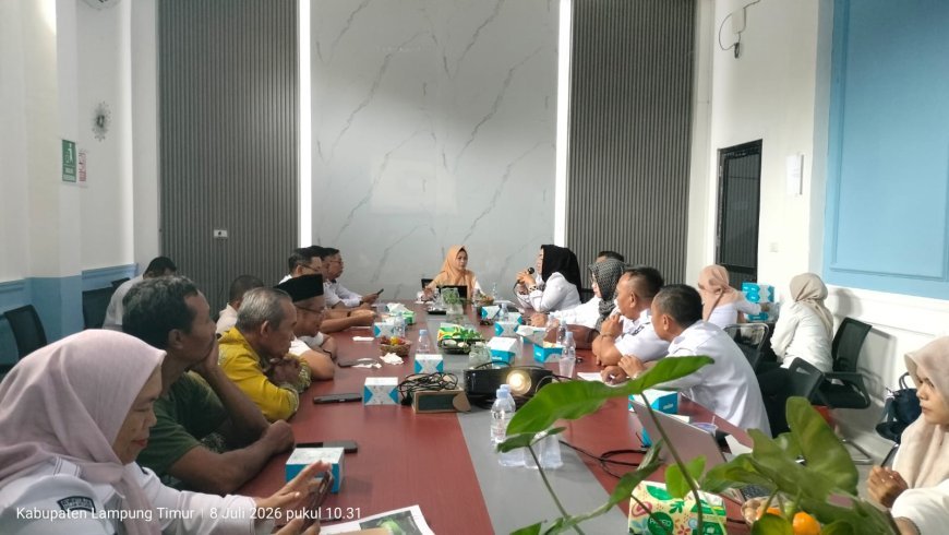 Dinas Perindag Lampung Timur Gelar Rakor Alokasi 9 Unit Mesin Pengering
