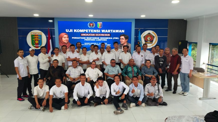 31 Wartawan Dinyatakan Kompeten, UKW PWI Lampung Tegaskan Pentingnya Integritas dan Kualitas Jurnalisme