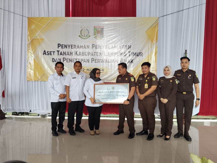 Kejari Lampung Timur Selamatkan Aset Rp5,5 Miliar dan Serahkan Penetapan Perwalian Anak