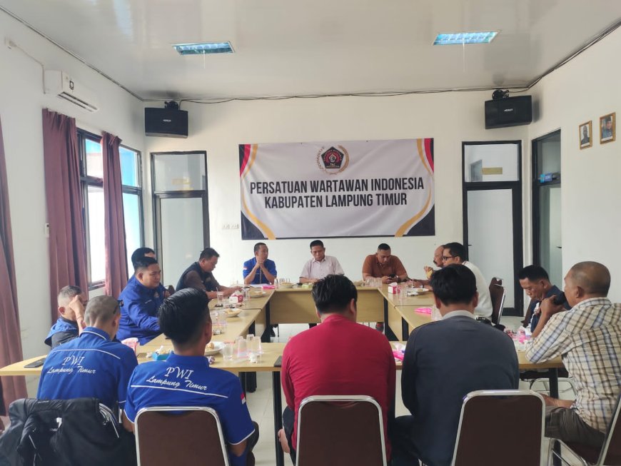 PWI Lampung Timur Siap Gelar Uji Kompetensi Wartawan pada September Mendatang
