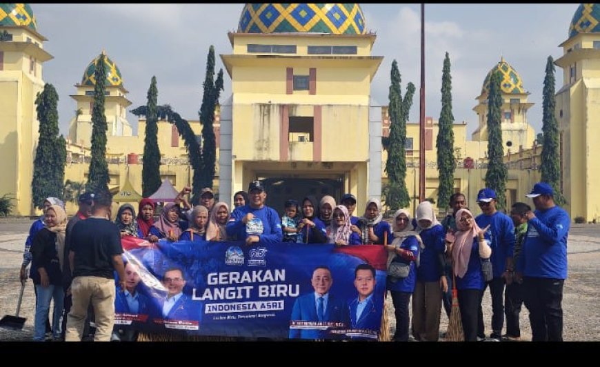 HUT ke-25 Demokrat: Mas Khadafi Pimpin Langsung Gerakan Langit Biru di Lampung Timur