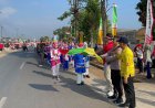 Kapolsek Bumi Agung Lepas Karnaval HUT RI Ke-81 di Donomulyo