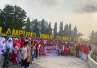Semarak HUT Ke-81 RI di Gedung Dalem, Warga Gelar Jalan Sehat dan Harapkan Jalan Hotmix