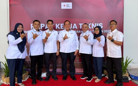Rakernis PMI 2026, Azwar Hadi Perkuat Mutu Layanan Donor Darah Lampung Timur