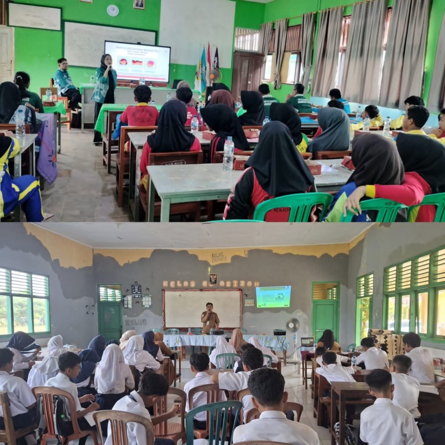 Perkuat Mental Remaja, Puskesmas Tanjung Harapan Bentuk Kader First Aider P3LP di Sekolah