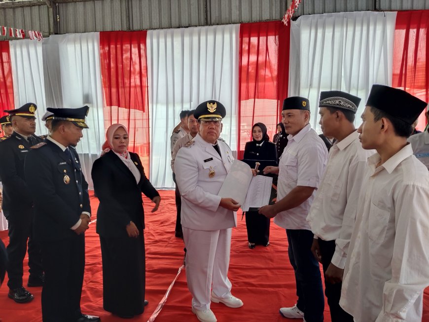 237 Warga Binaan Rutan Sukadana Terima Remisi HUT RI ke-81, Tiga Langsung Bebas