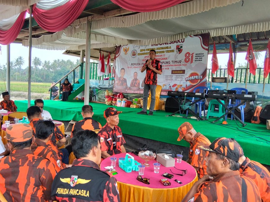 Meriahkan HUT RI Ke-81, Pemuda Pancasila Lampung Timur Gelar Lomba dan Donor Darah