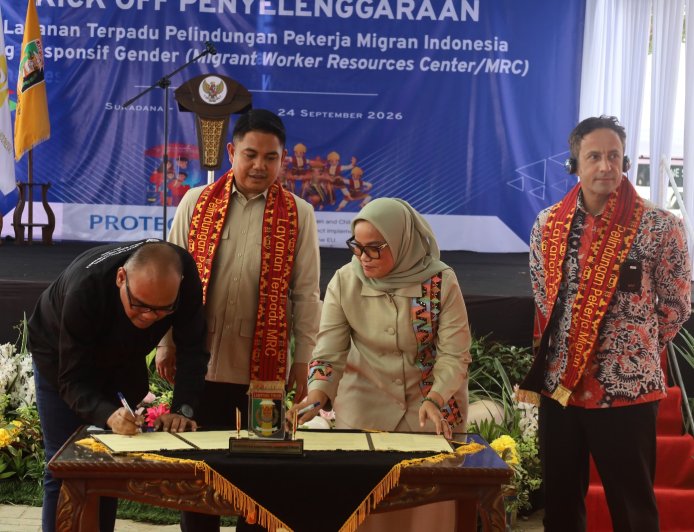 Pemkab Lamtim Resmi Luncurkan MRC: Solusi Perlindungan Pekerja Migran
