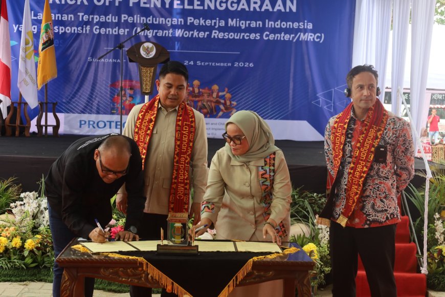Pemkab Lamtim Resmi Luncurkan MRC: Solusi Perlindungan Pekerja Migran Responsif Gender