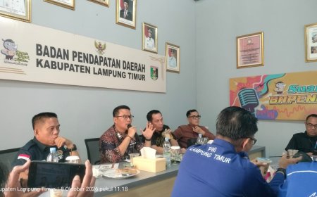 Optimalkan PAD, Bapenda Lamtim Perkuat Digitalisasi dan Gandeng Insan Pers