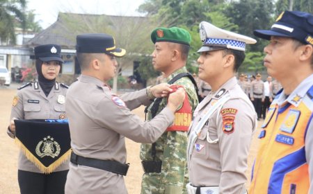 Polres Lampung Timur Gelar Operasi Patuh Krakatau 2026