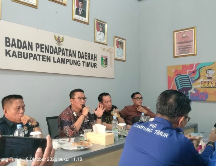 Optimalkan PAD, Bapenda Lamtim Perkuat Digitalisasi dan Gandeng Insan Pers