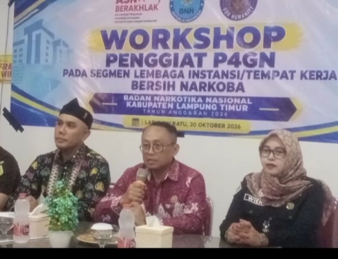 BNNK Lampung Timur Catat 136 Rehabilitasi Pengguna Narkoba, Tertinggi se-Sumatera, Peringkat Ke-4 Nasional