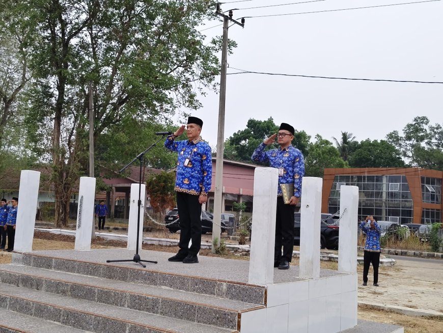 Pimpin Upacara Sumpah Pemuda, Sekda Lampung Timur Bacakan Sambutan Menpora