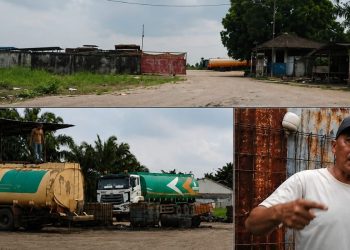 Diduga gudang ilegal penampungan CPO dan Karnel. (tim)