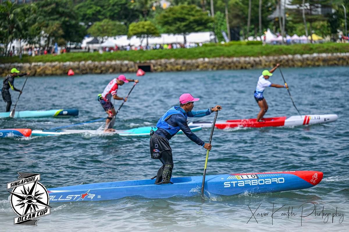 Atlet Dayung Stand Up Paddle Indonesia Sabet Emas di Singapore Ocean Cup 2024