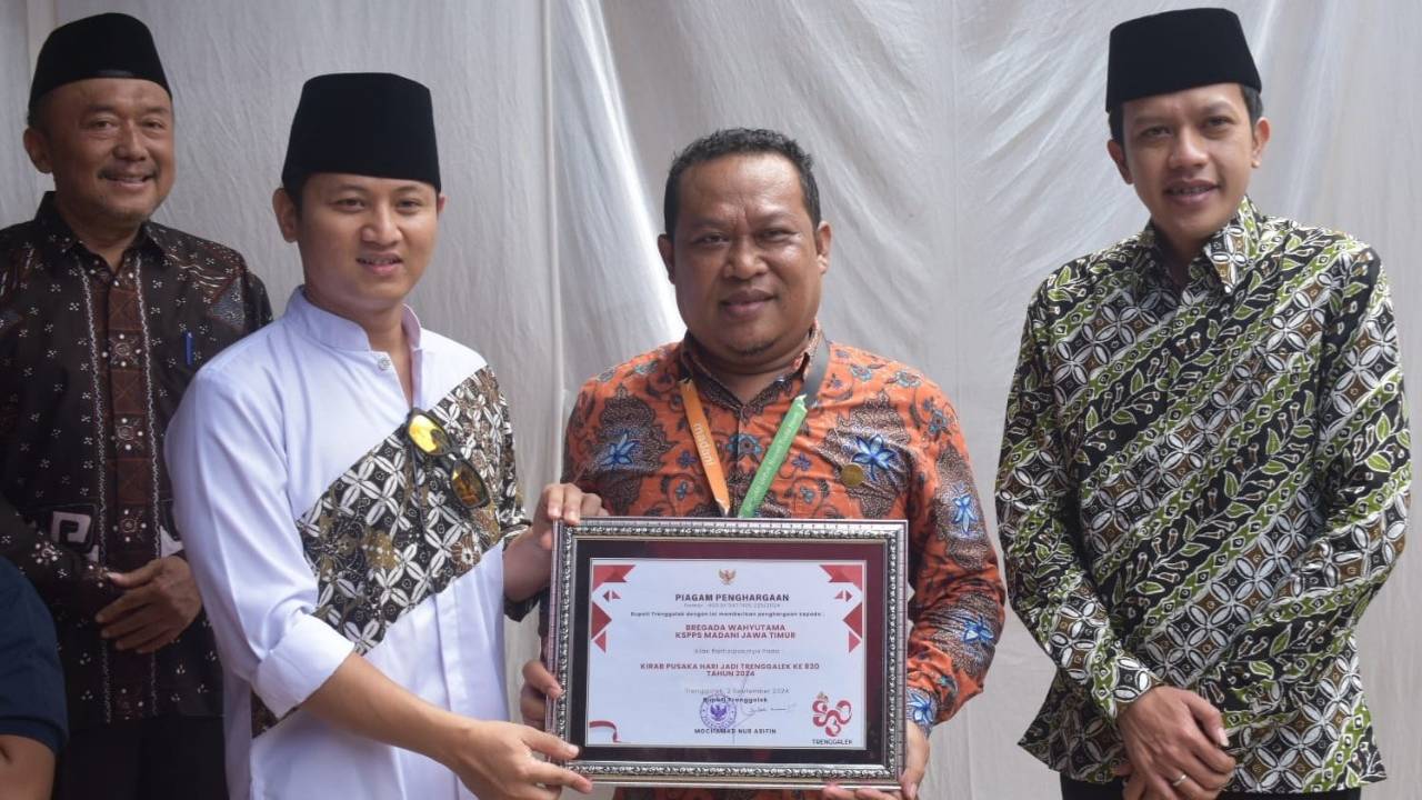 Nurkholison dan bupati trenggalek beserta wakilnya