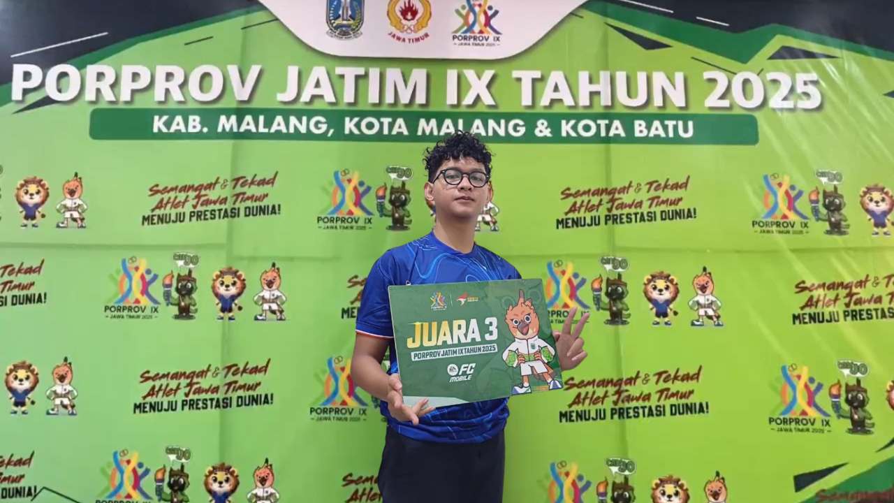 Tanpa Dukungan KONI, Zaidane Bawa Pulang Medali Esports untuk Trenggalek