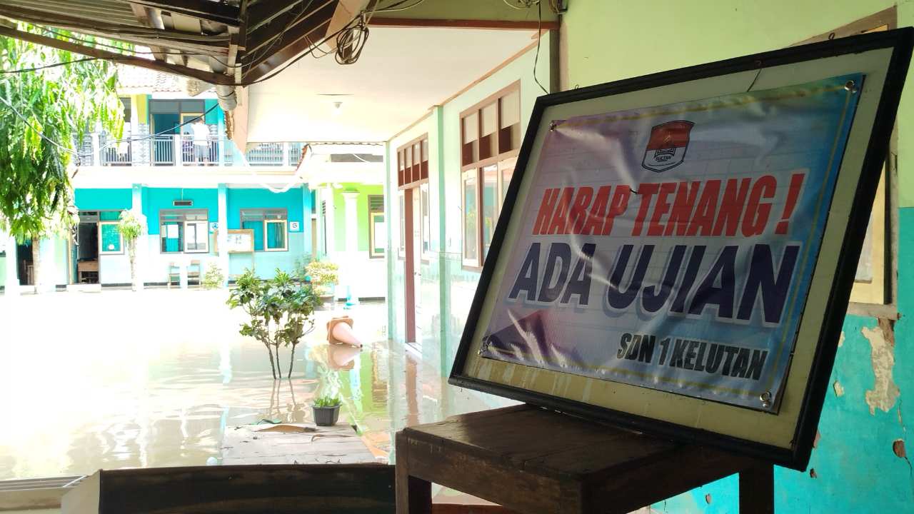 Kelas VI SD Ujian, Disdikpora Trenggalek: Dua Sekolah Terdampak Banjir