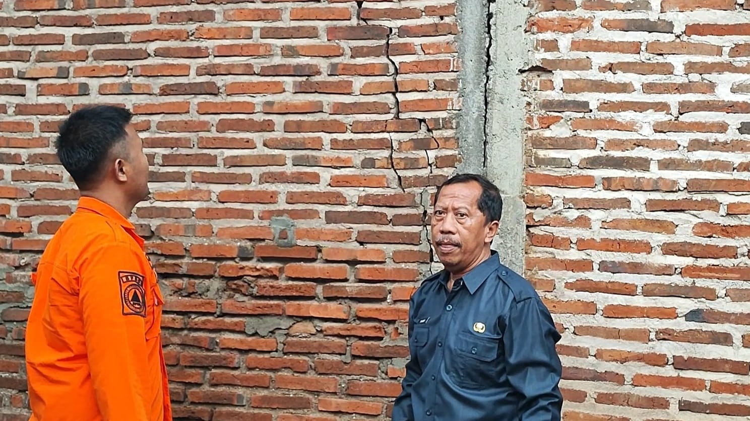 20 Rumah Warga Pogalan Terdampak Tanah Gerak, Tembok Retak