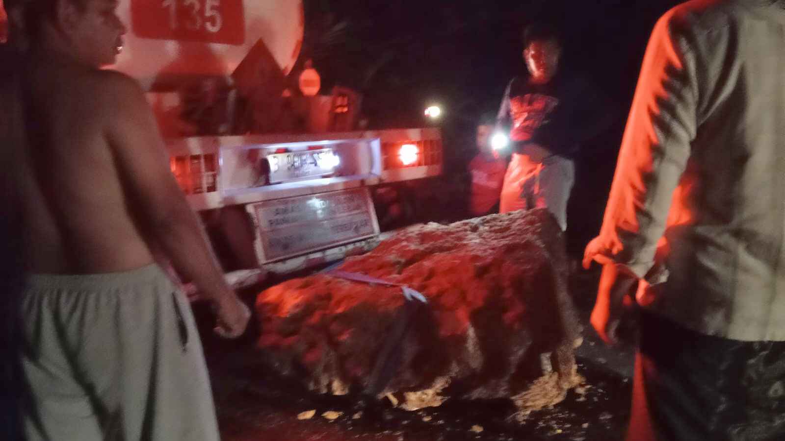 Longsor di Trenggalek: Jalur Kampak-Munjungan Sempat Tertutup Material Batu