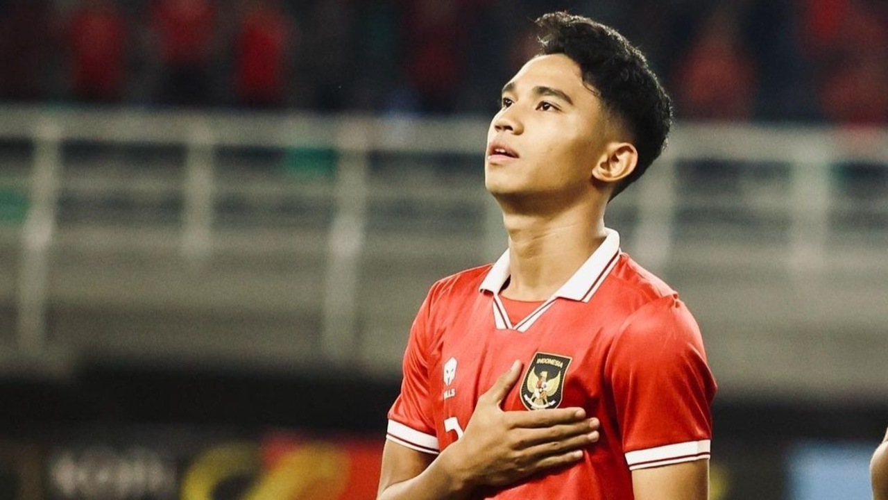 Selebrasi Tengil Marselino Ferdinan Pasca Bawa Indonesia menang dengan Tendangan Maut Lawan Arab Saudi