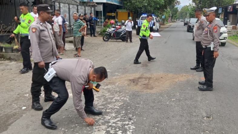 Kecelakaan Maut di Desa Wonorejo Gandusari, Satu Korban Tewas