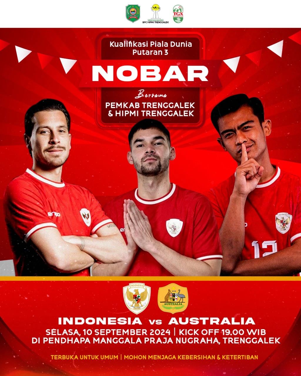 nobar-trenggalek-indonesia-vs-australia