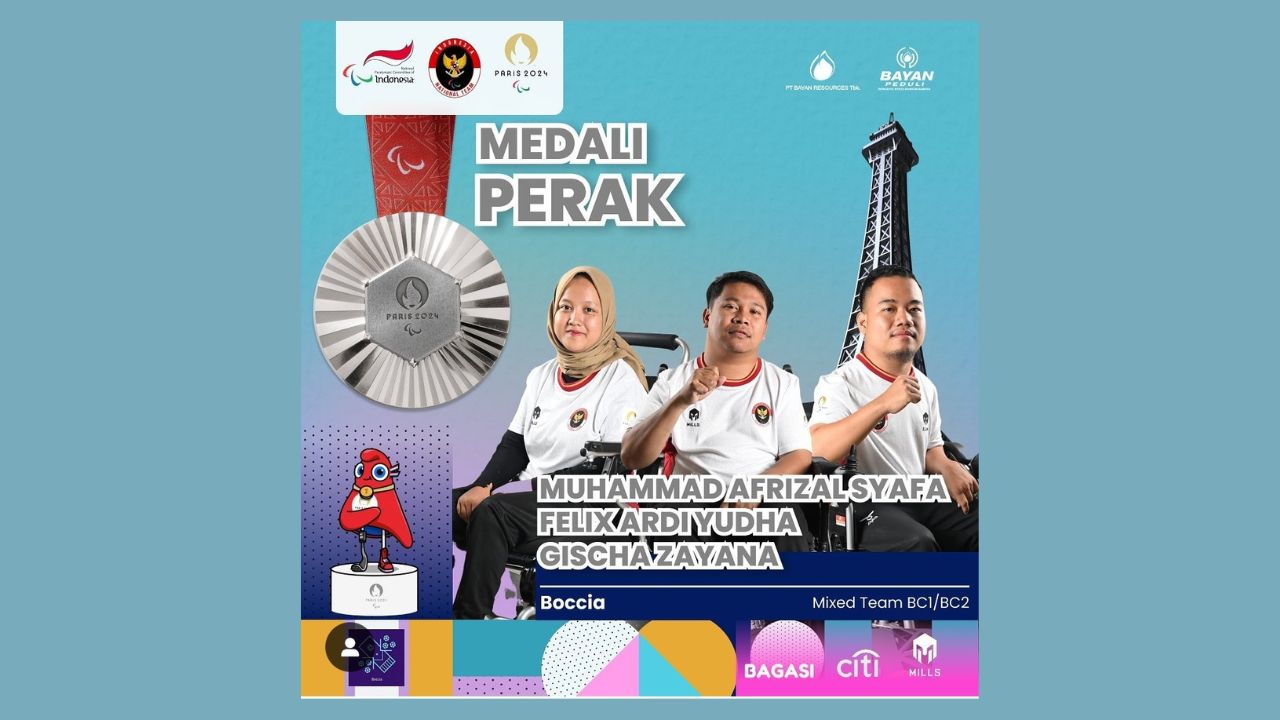 Paralimpiade Paris 2024 Tim Indonesia Raih Medali Perak di Cabor