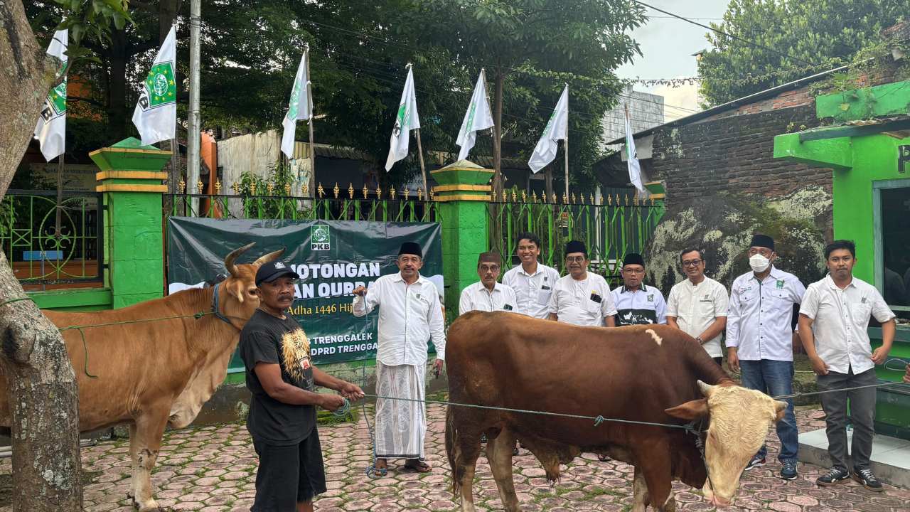 Momentum Idul Adha, PKB Trenggalek Tebar Kepedulian Lewat Kurban