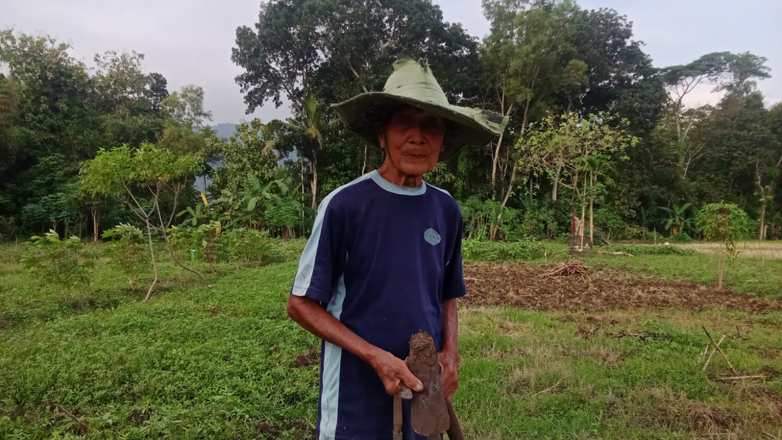 Waryono, Petani 88 Tahun di Trenggalek yang Tak Mau Lepas Cangkul