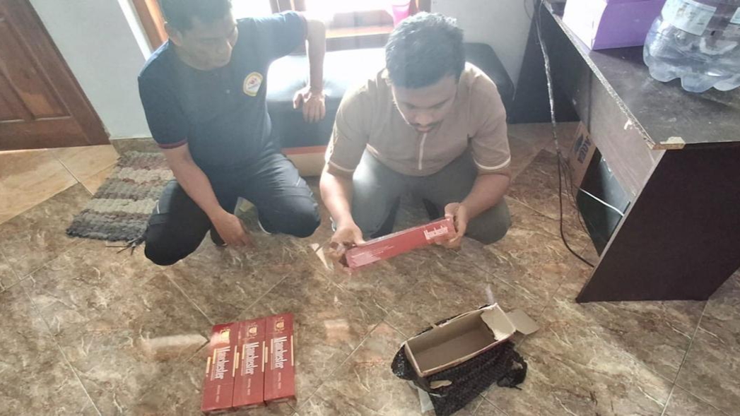 Paket Rokok Ilegal di Trenggalek Gagal Beredar, Barang Kiriman dari Luar Jawa