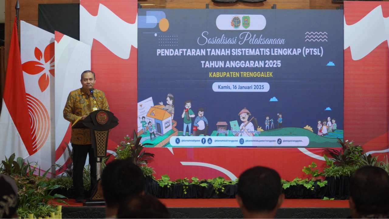 Tahun 2025 Kantor Pertanahan Trenggalek Target 15.000 Bidang Tanah Sertifikat PTSL, Cek Caranya