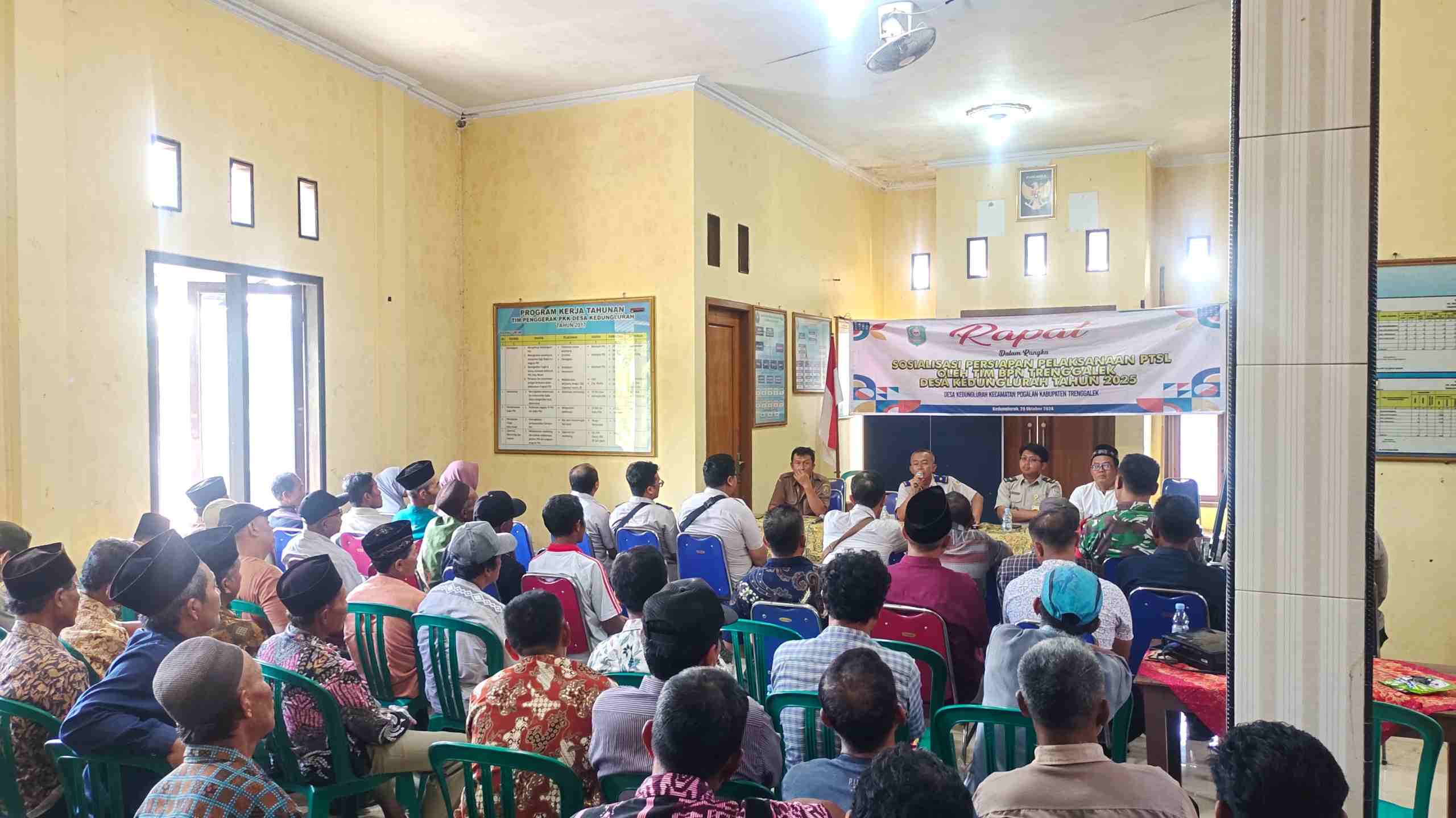 Kantor Pertanahan Trenggalek lakukan Sosialisasi Pra PTSL 2025