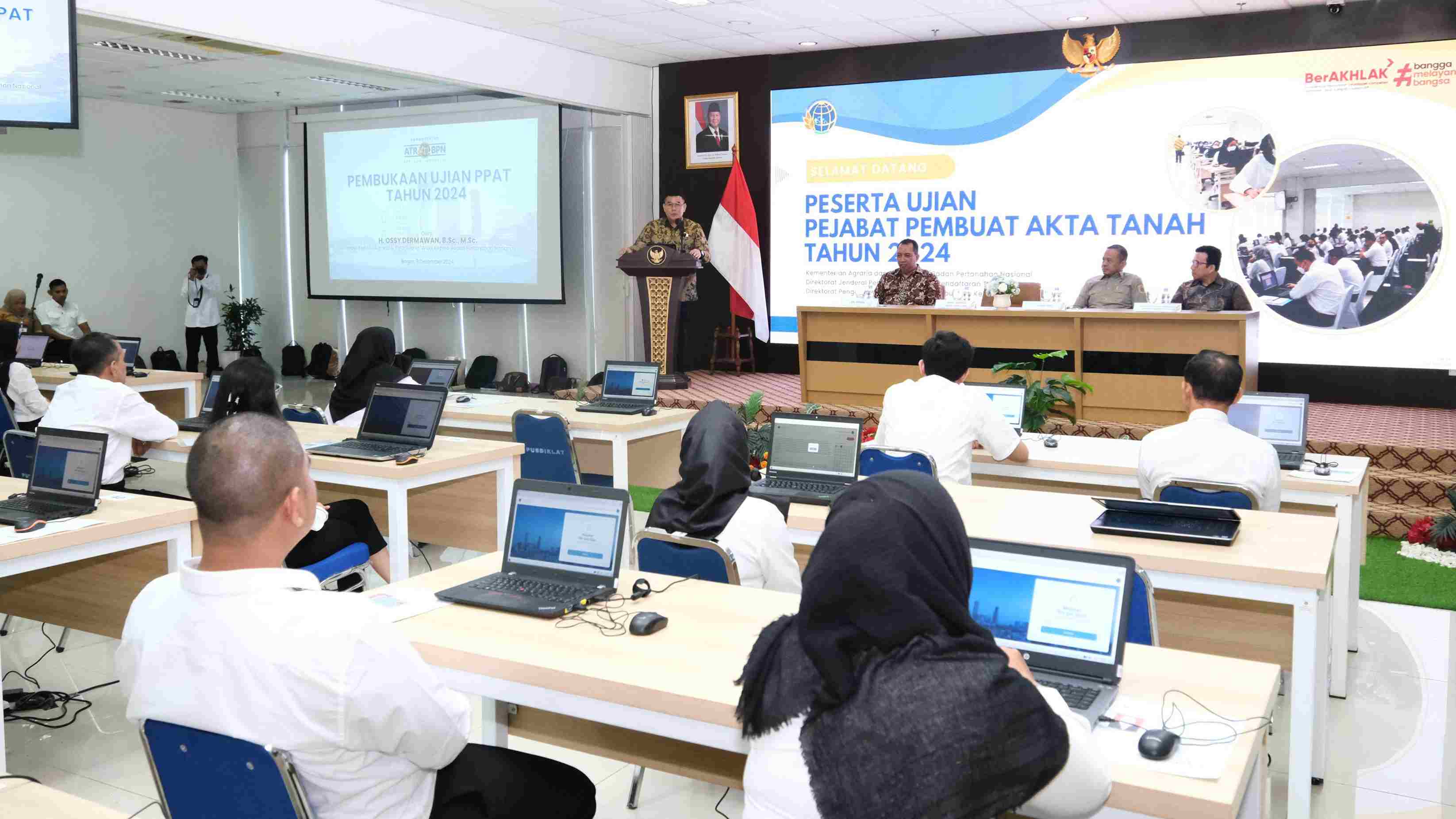 Buka Ujian PPAT 2024, Wamen Ossy Harapkan PPAT Turut Dukung Layanan Pertanahan yang Adil