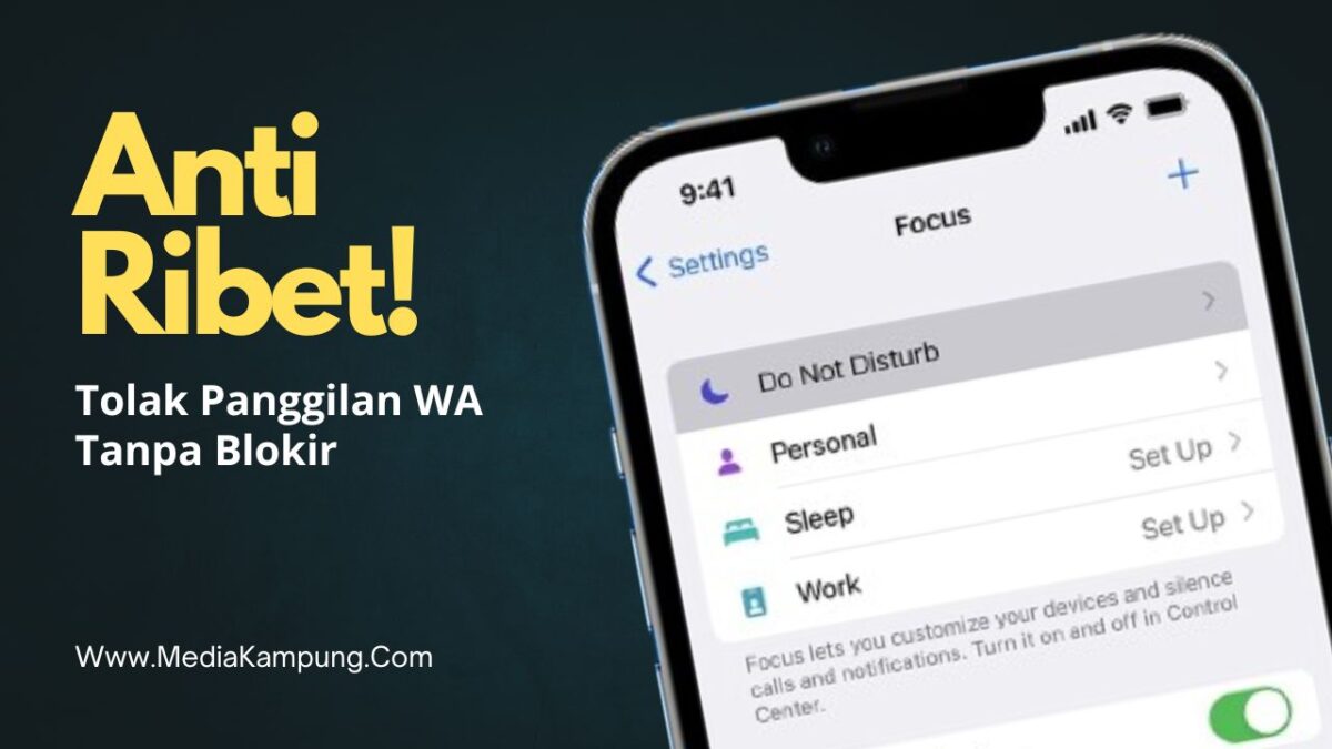 Mode DND di smartphone