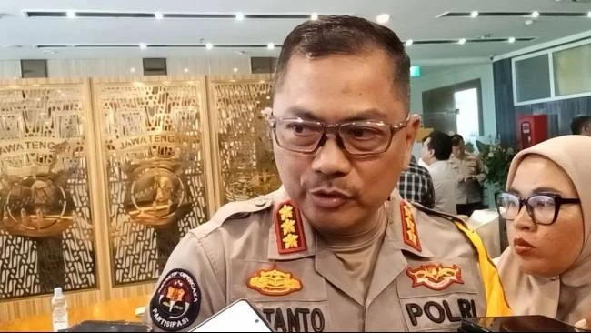 Kabid Humas Polda Jawa Tengah Kombes Pol Artanto saat ditemui di Mapolda Jawa Tengah, Senin (2/12/2024). (Sumber: KOMPAS.COM/Muchamad Dafi Yusuf.)