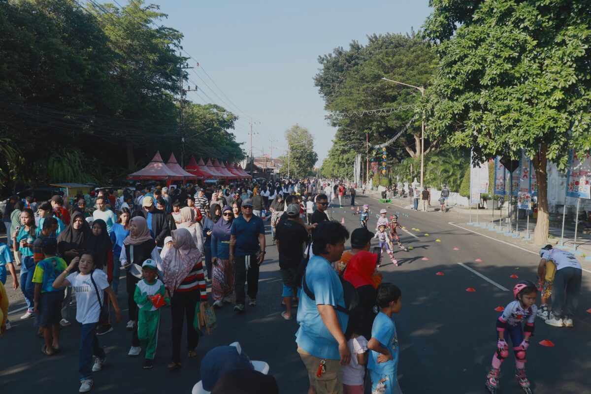 Jalan A Yani Banyuwangi Kembali Jadi Zona Bebas Kendaraan, CFD Setiap Hari Minggu Pagi Jalan A Yani Kembali Jadi Zona Bebas Kendaraan CFD