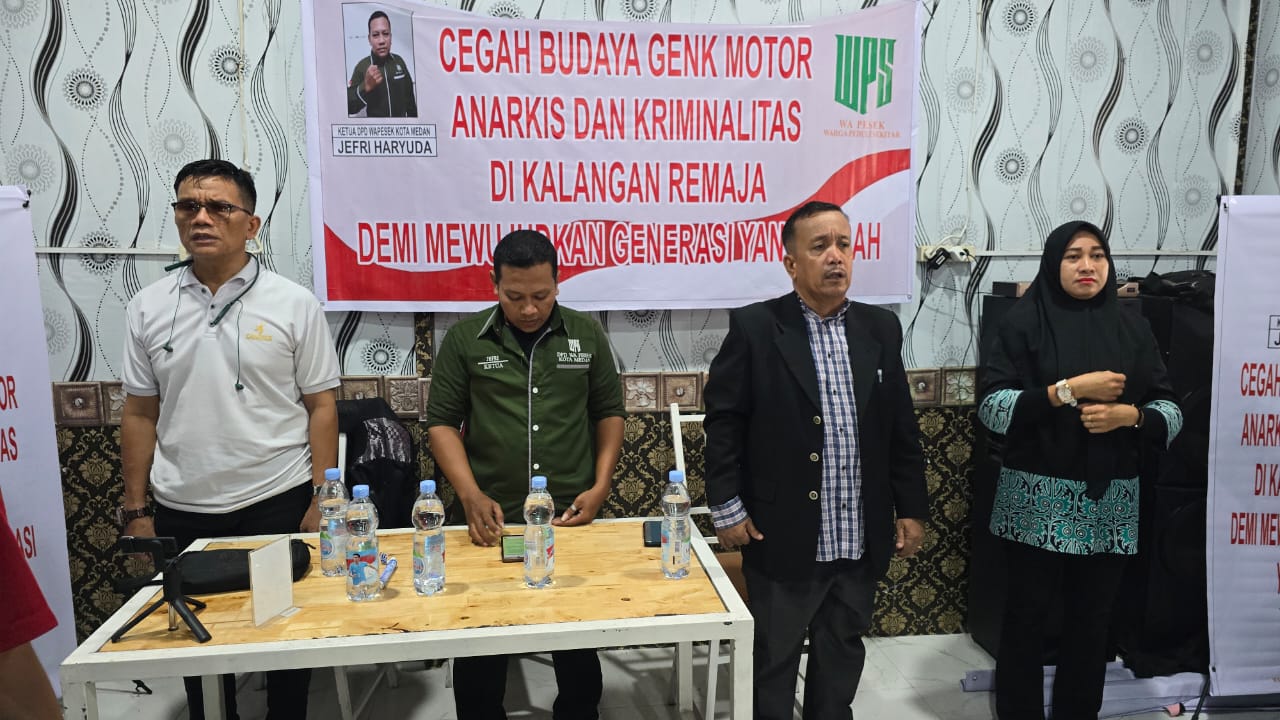 DPD Wa Pesek Medan Gelar FGD Cegah Geng Motor: Orangtua Diminta Perkuat Peran Pengawasan Anak FGD DPD Wa Pesek Medan Dorong Orang Tua Aktif Awasi Anak