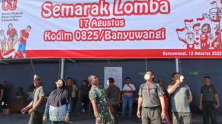Semangat Nasionalisme Warnai Perayaan HUT RI ke-80 di Kodim 0825/Banyuwangi Kodim 0825 Banyuwangi Gelar Lomba Agustusan