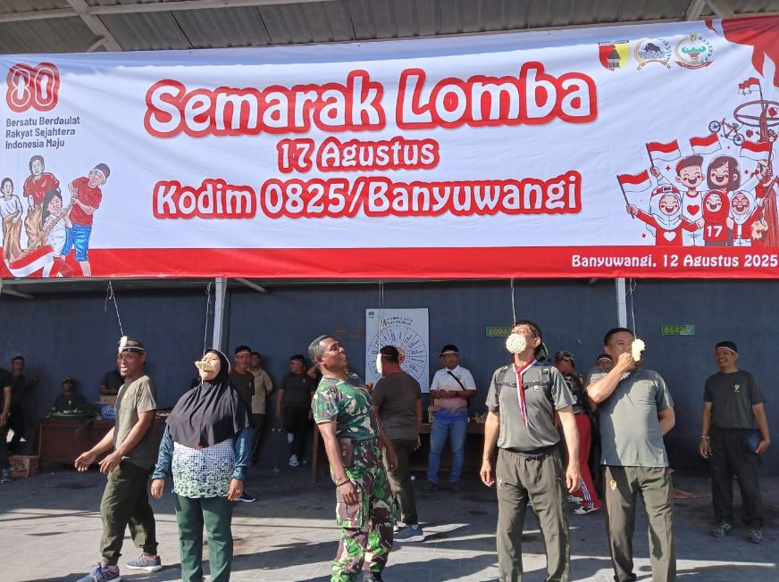 Kodim 0825 Banyuwangi Gelar Lomba Agustusan