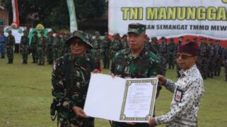 TMMD ke-125 Kodim 0825 Banyuwangi Resmi Ditutup, Wujud Kepedulian TNI untuk Rakyat TMMD ke-125 Banyuwangi Resmi Ditutup, Hasil Pembangunan Diserahkan untuk Masyarakat