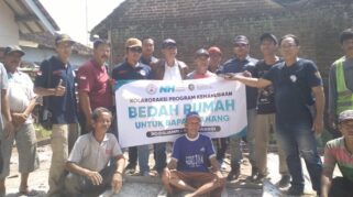Kolaborasi LAZ Nurul Hayat dan FRB Bedah Rumah Tidak Layak Huni di Rogojampi