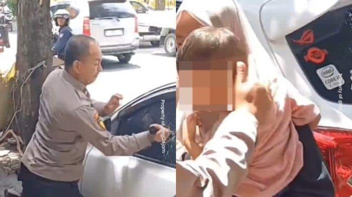 Aksi Heroik Polisi, Balita Diselamatkan dari Mobil Yang Tertutup di Rogojampi Aksi Heroik Polisi, Balita Diselamatkan dari Mobil Yang Tertutup di Rogojampi