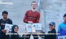 Martins Emils Kuasai Banyuwangi BMX Supercross 2025, Rio Akbar Tempel Ketat